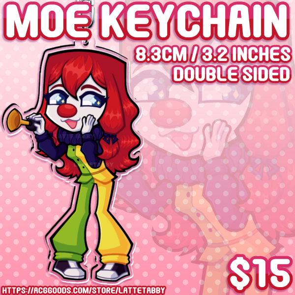 Moe a ReGect Acrylic Keychain