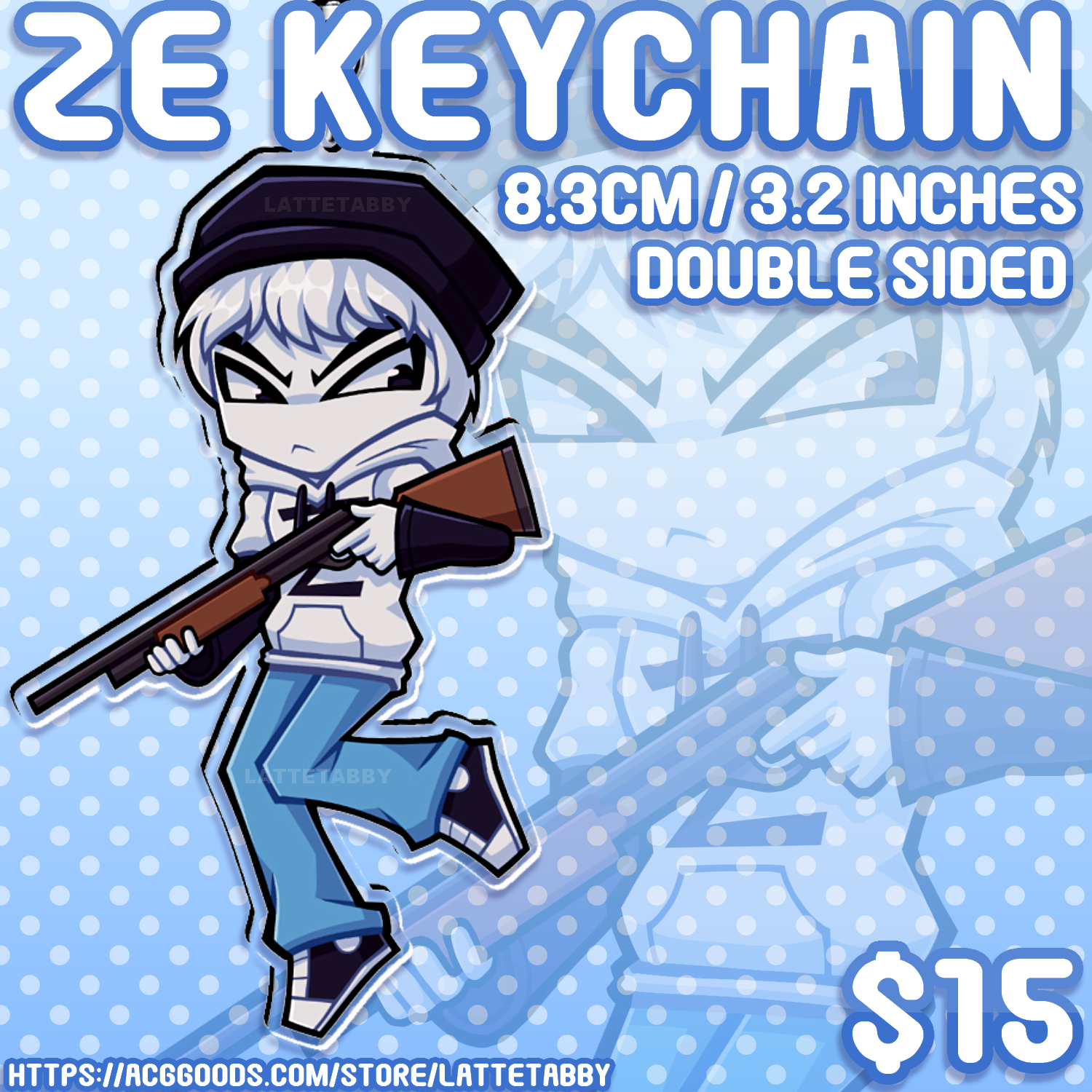 Z a ReGect Acrylic Keychain