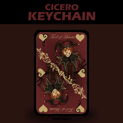 "Fool of Hearts" Cicero Keychain