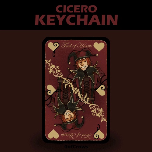 "Fool of Hearts" Cicero Keychain