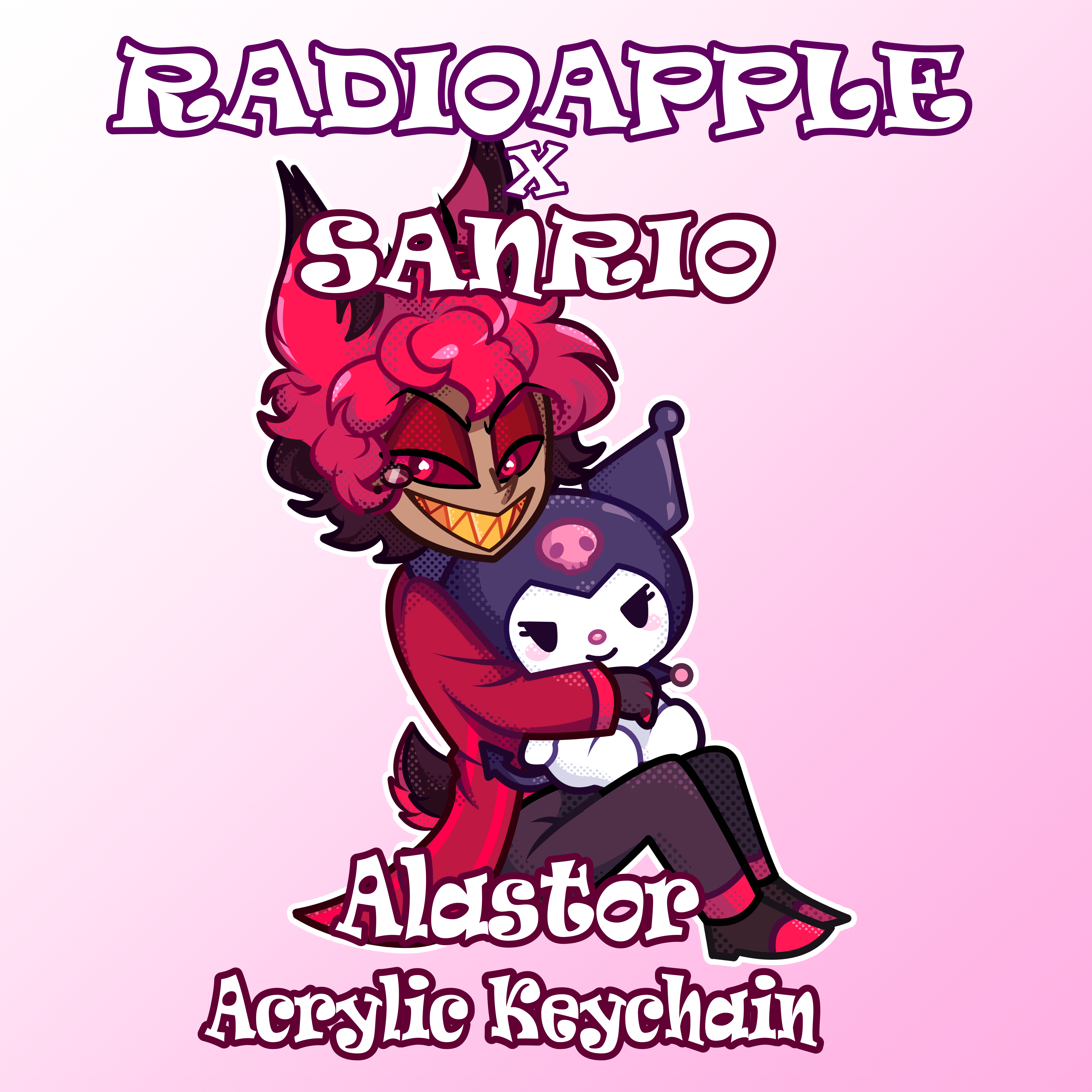 Alastor & Kuromi - Hazbin Hotel RadioApple x Sanrio