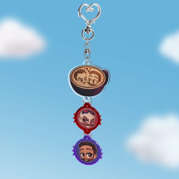 Stobotnik Double Sided Connection Keychain