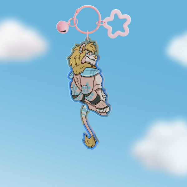 Glamrock OC Bumble || Tail-wag Pendant