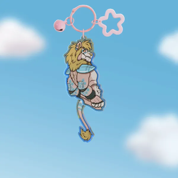 Glamrock OC Bumble || Tail-wag Pendant