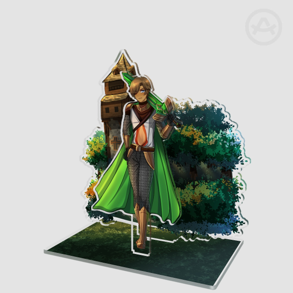 Laurance Zvahl Minecraft Diaries Acrylic Standee