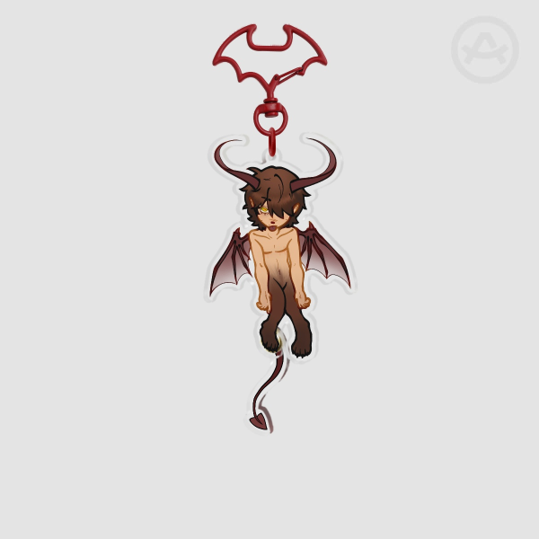 Mini Devil | Tail-wagging Keychain