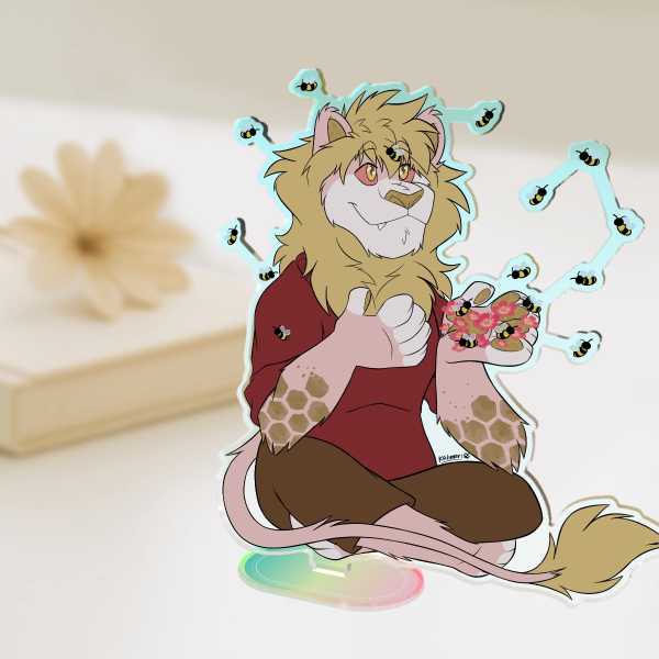 Bumble wif Bees || Clear Acrylic Standee