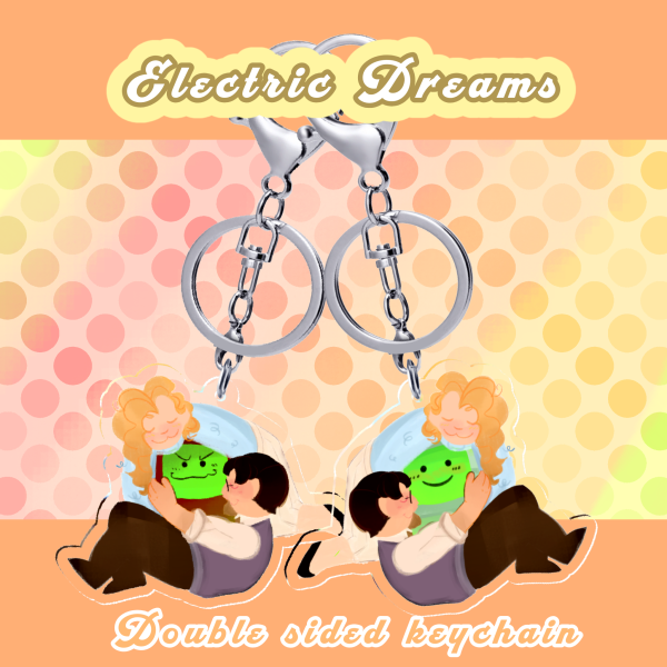 ELECTRIC DREAMS Edgar cuddles Clear Acrylic Keychains