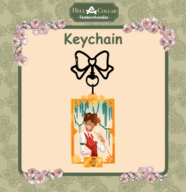 Alastor Daisies Keychain