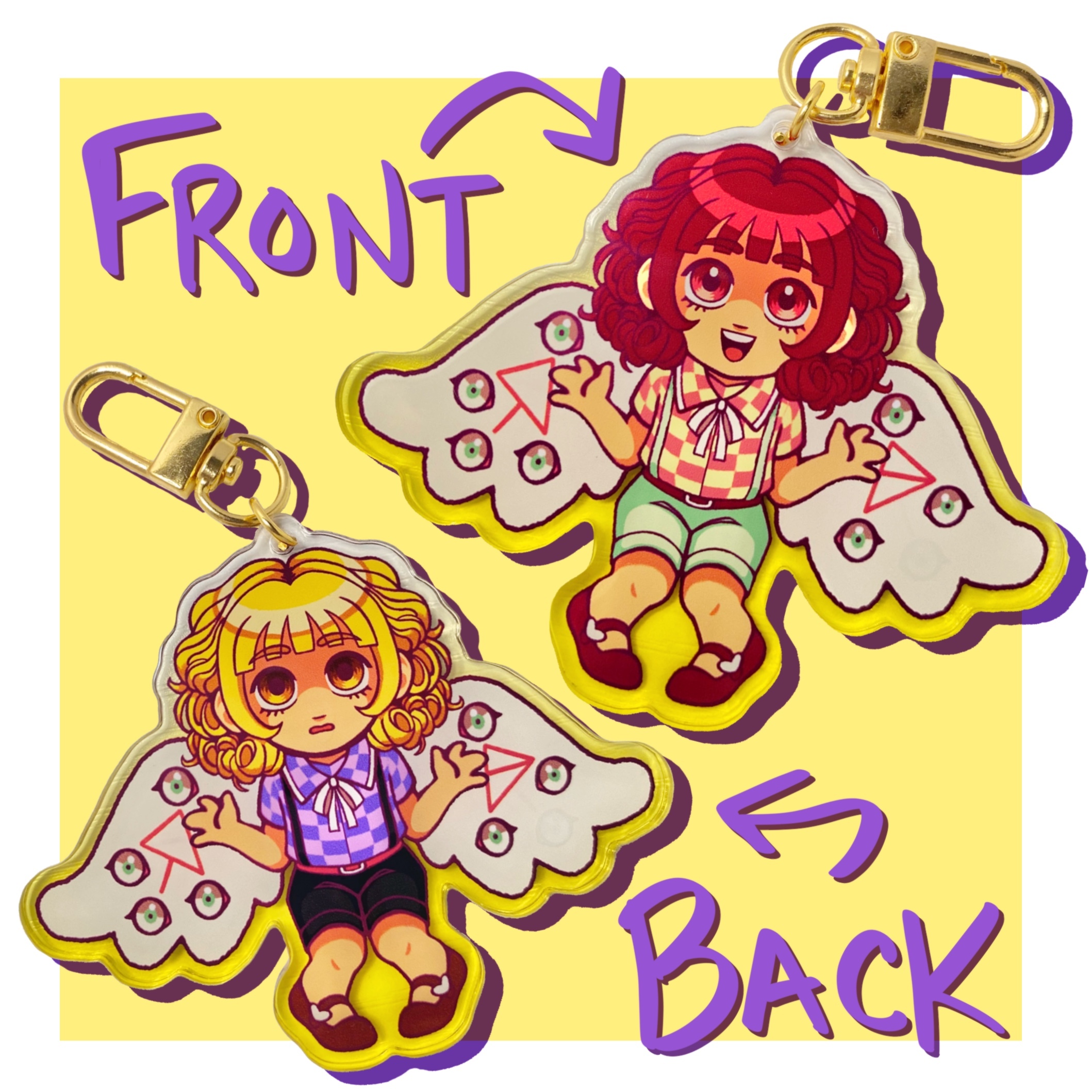 Nameless Child / Carrie Double-sided Keychain