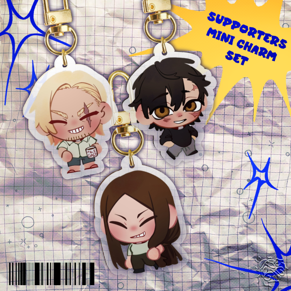 【 Cleaners Mini 】Supporters Mini Charm Set