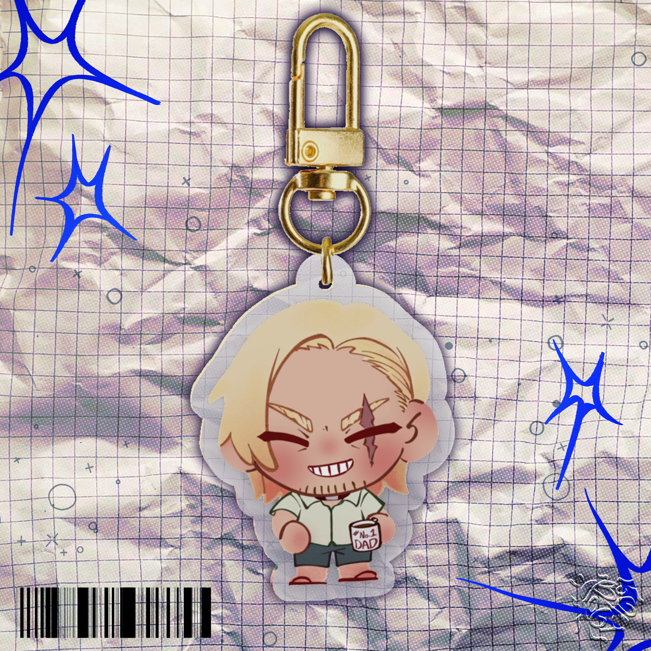 【 Cleaners Mini 】Gris Rubion Keychain/Charm