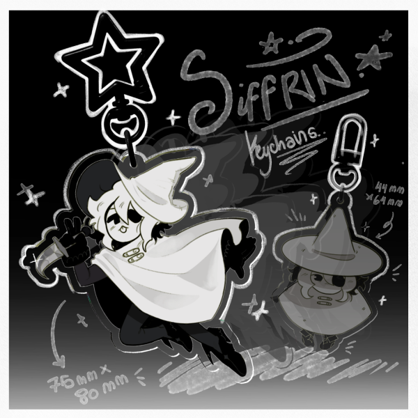 Siffrins | Clear Acrylic Keychains