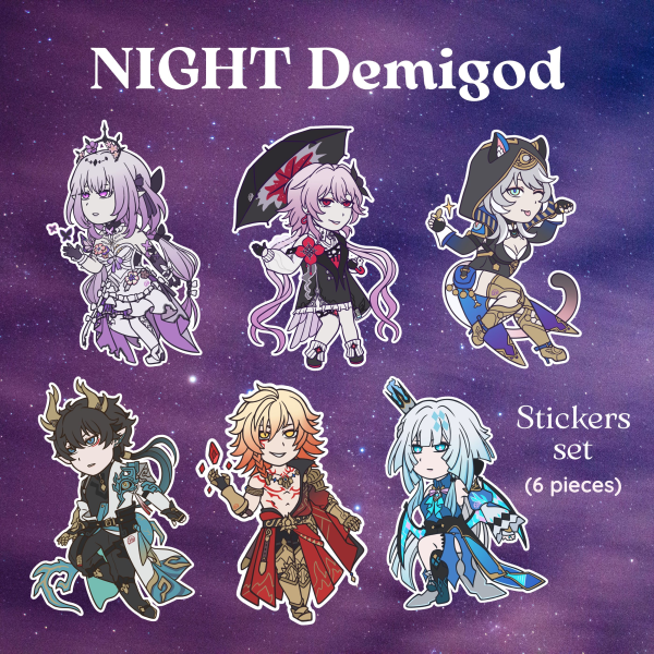 NIGHT Demigod - HSR Stickers set