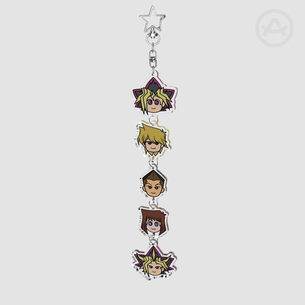 Smiley Friendship Acrylic Keychain