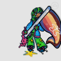 Jayden ADHD Pride Standee