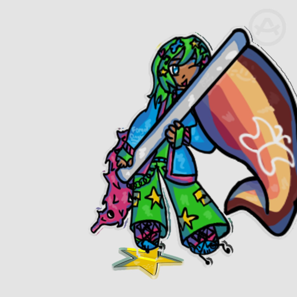 Jayden ADHD Pride Standee