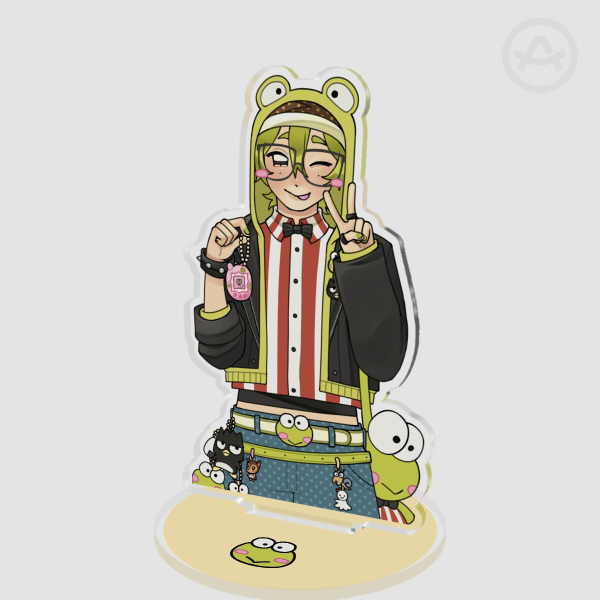 [ Sanrio ] Keroppi Acrylic Standee - Halfbody