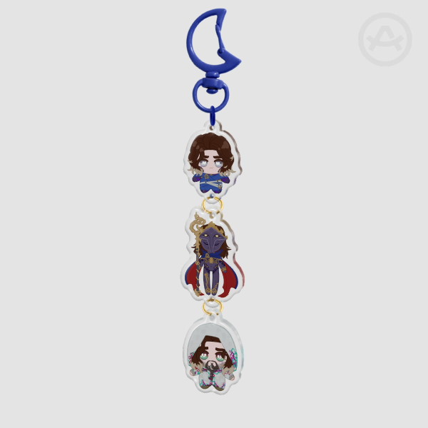 Doomed Timeline Viktor Epoxy Connection Acrylic Keychains