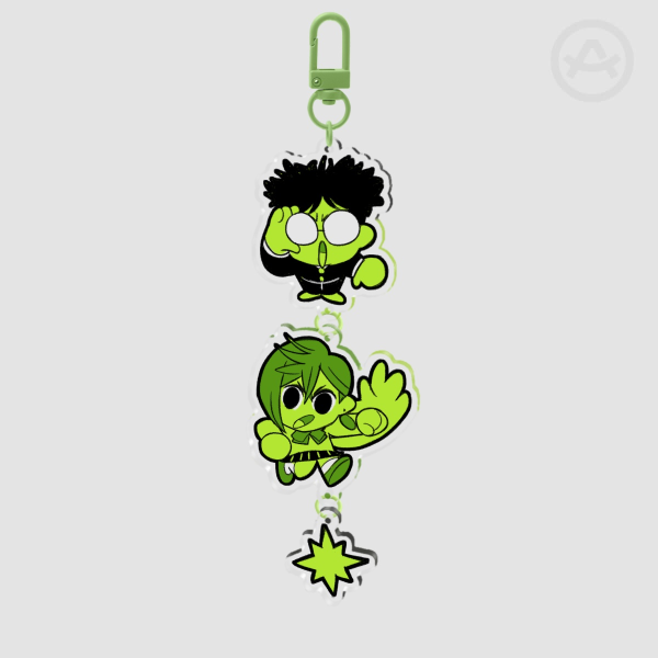 Okarun & Momo Tiered Charm