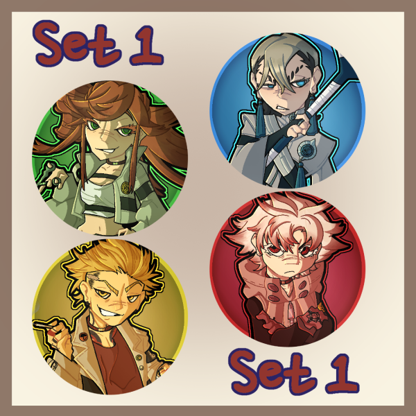 Gachiakuta Button Set 1