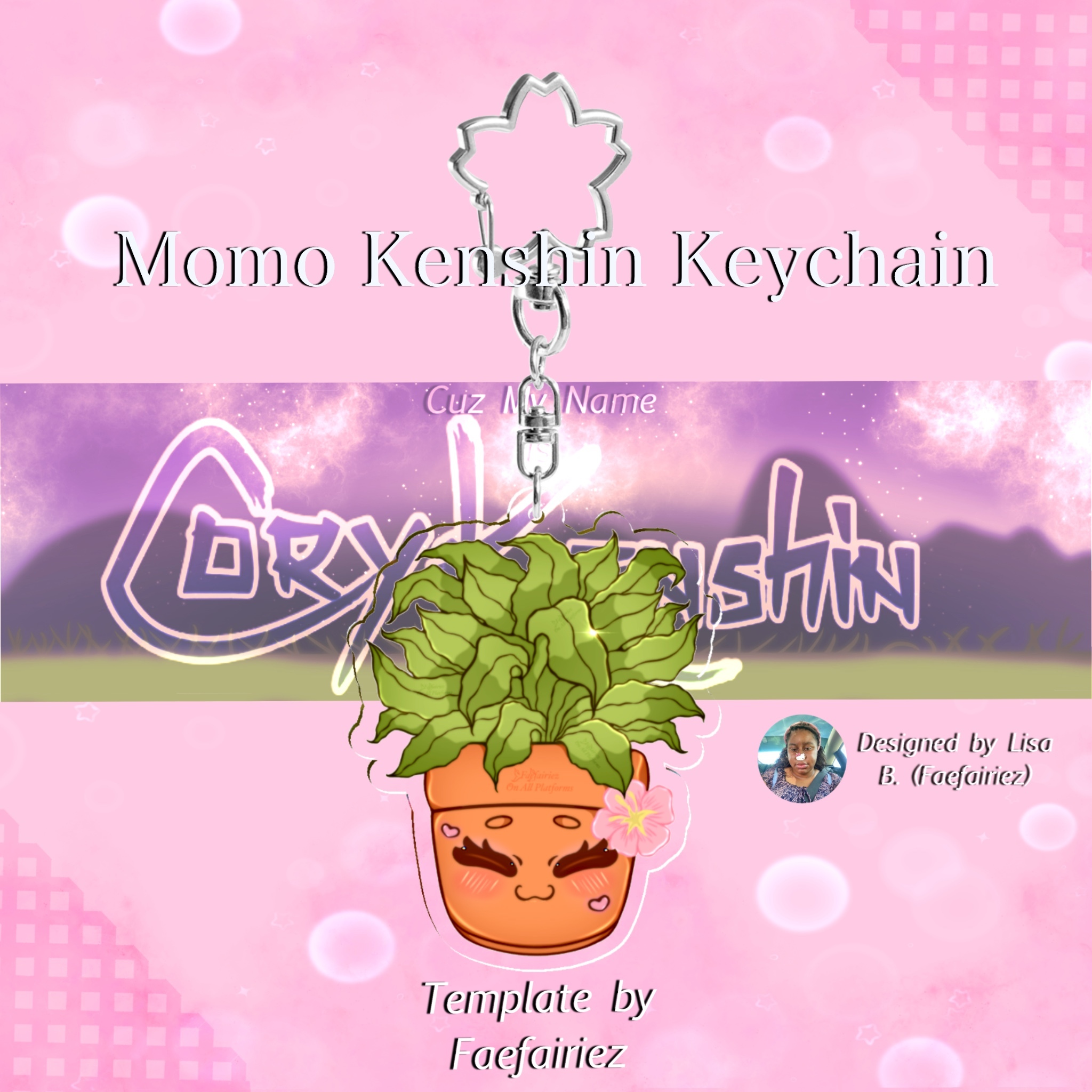 (CXK Keychain) Momo Kenshin 🪴