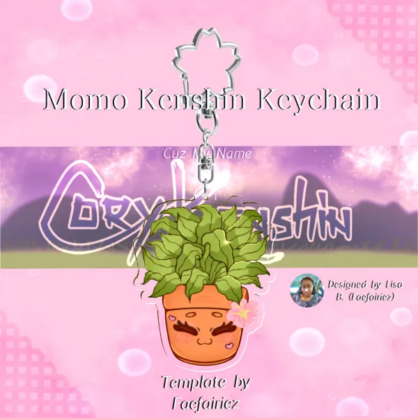 (CXK Keychain) Momo Kenshin 🪴