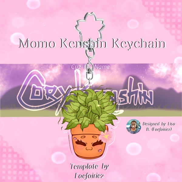 (CXK Keychain) Momo Kenshin 🪴