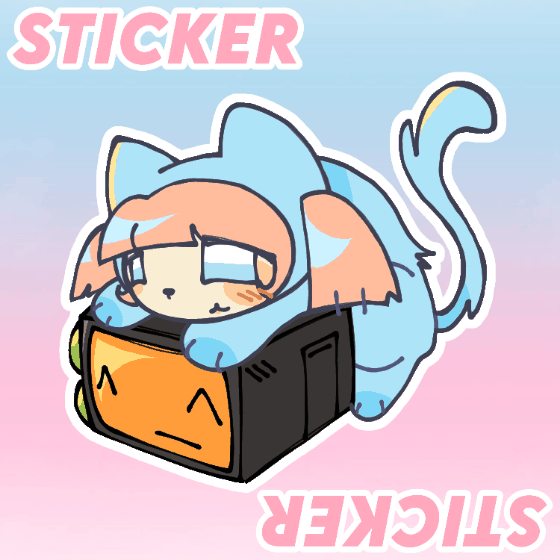 Die Cut Cat Stat Stickers