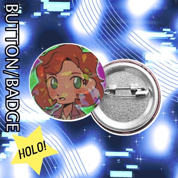 ✦ TXF Scully Button [ holo ⋆˙⟡ ]
