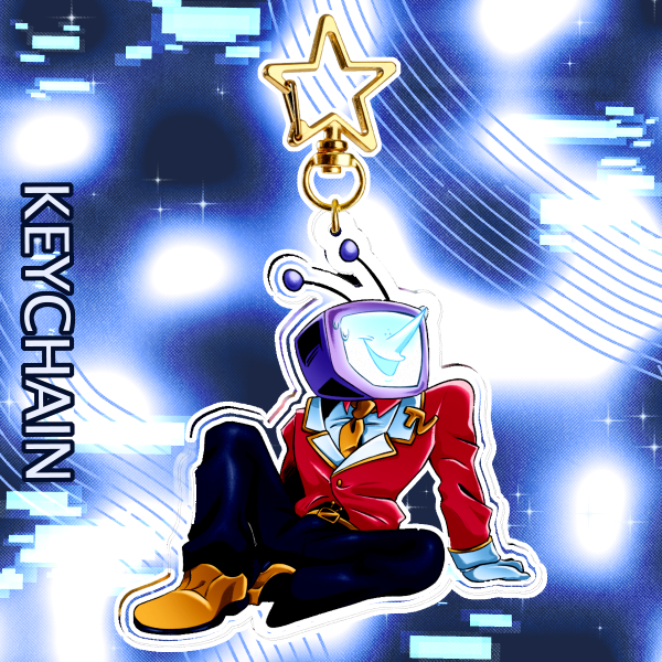 ✦ Sitting Tenna Acrylic Keychain