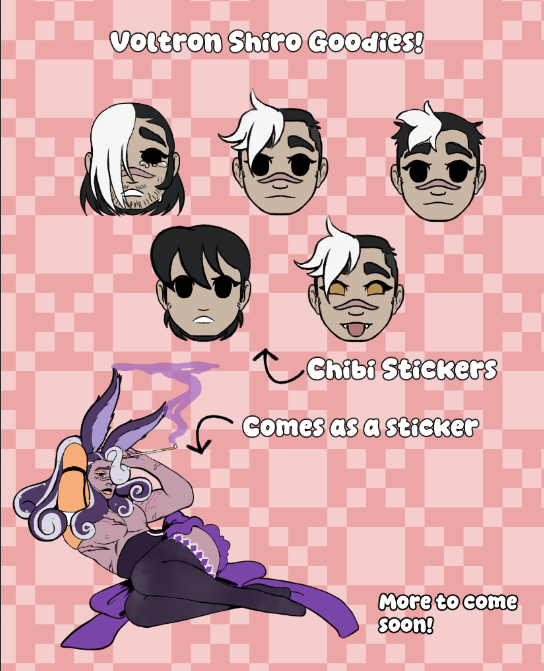 Voltron Shiro Sticker