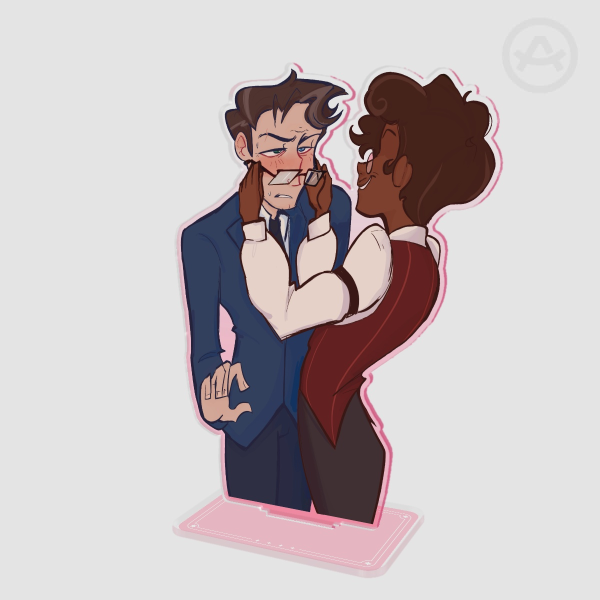 MurderMedia Glasses Standee