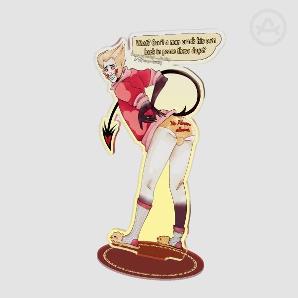 No Alastor's Allowed Acrylic Standees