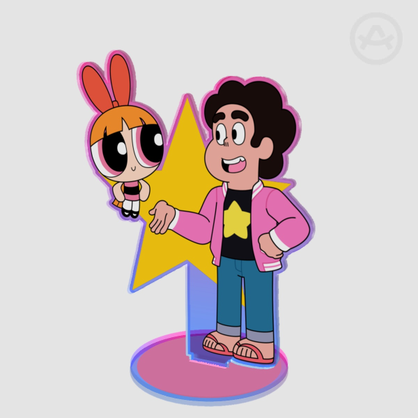 PPGxSU: Blossom and Steven Colored Edge Acrylic Standee