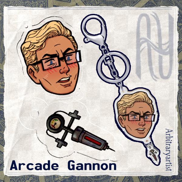 ARCADE GANNON - Fallout Acrylic Keychain