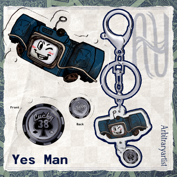 YES MAN - Fallout Acrylic Keychain