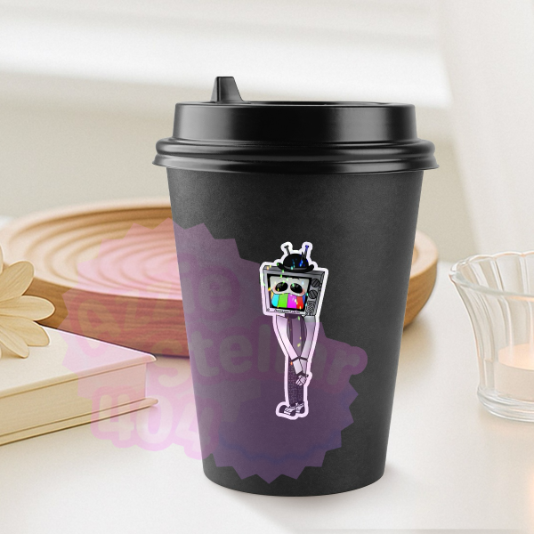 Mr. Puzzles Holo Sand Star Die Cut Stickers
