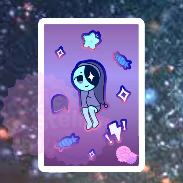 Astro Toon Paper Sticker Sheet