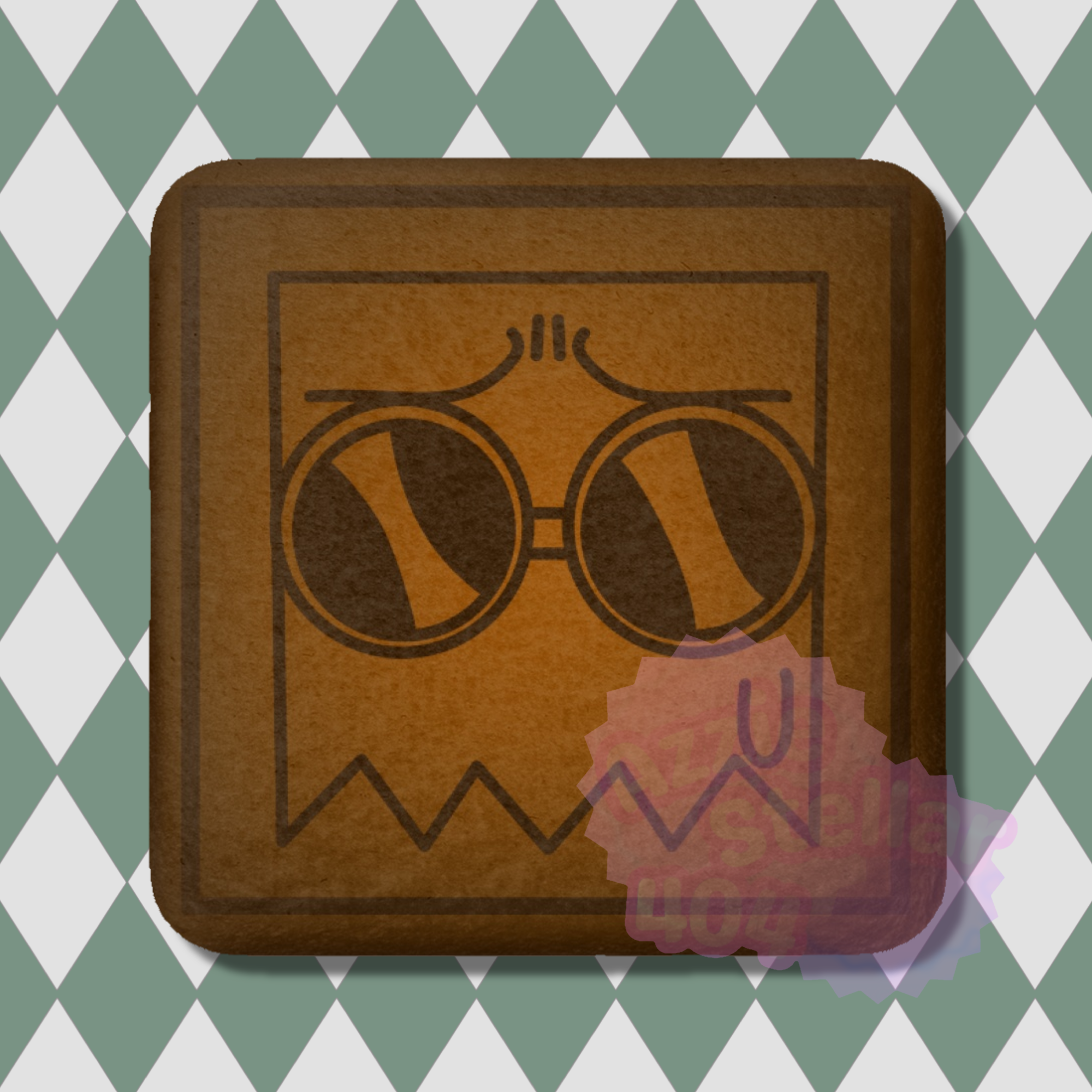 Dr. Flugslys Chocolate Ice Cream Square