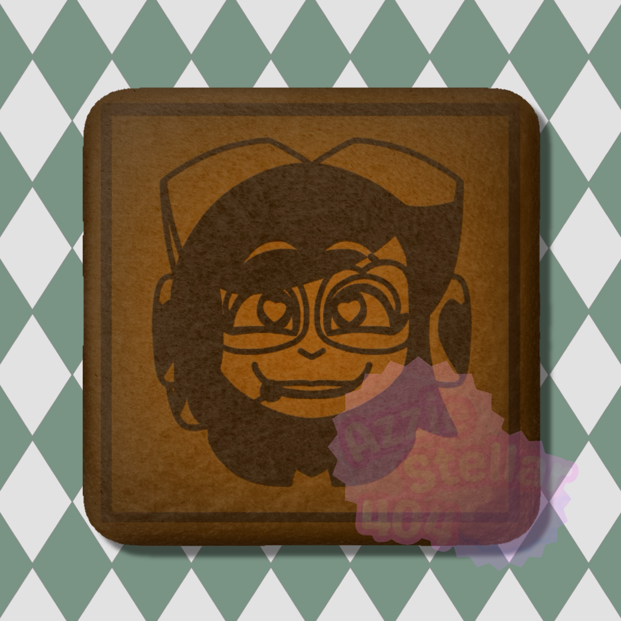 Ms. Heed Chocolate Ice Cream Square