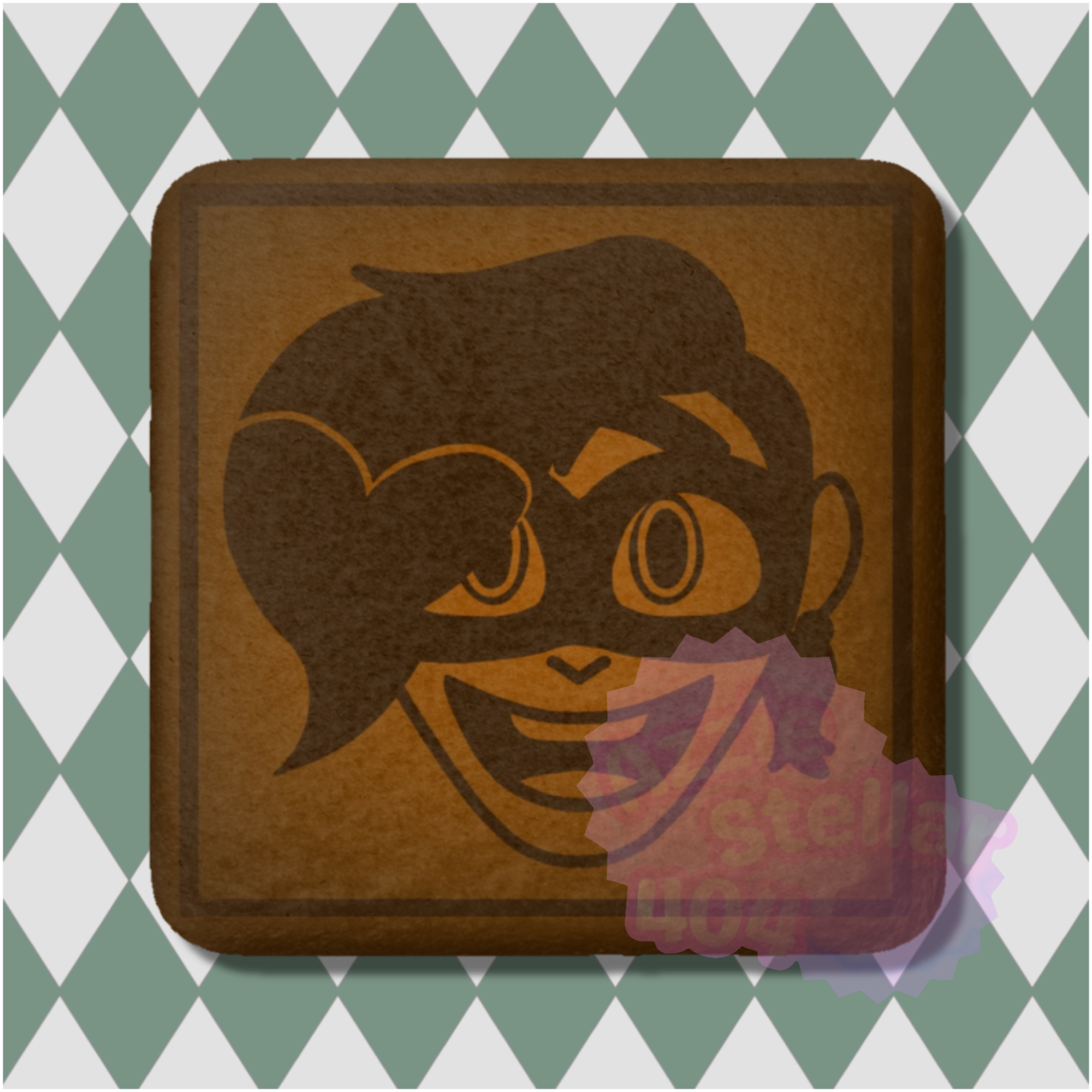 Goldheart Chocolate Ice Cream Square