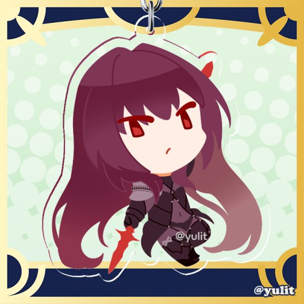 FGO - Lancer Scathach Keychain