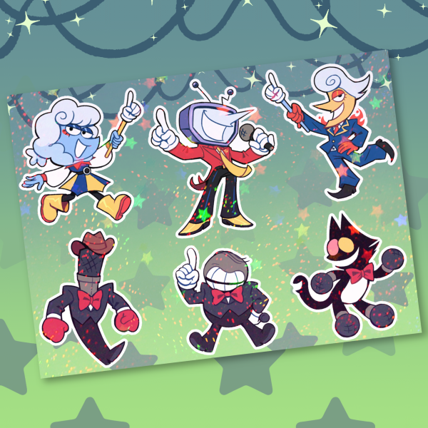 TV Time!!! Sticker Sheet