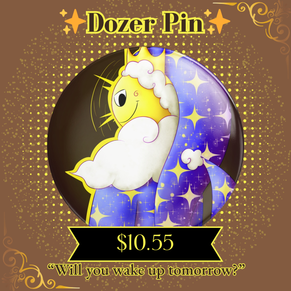 Grace Roblox - Dozer holographic pin ☀️✨
