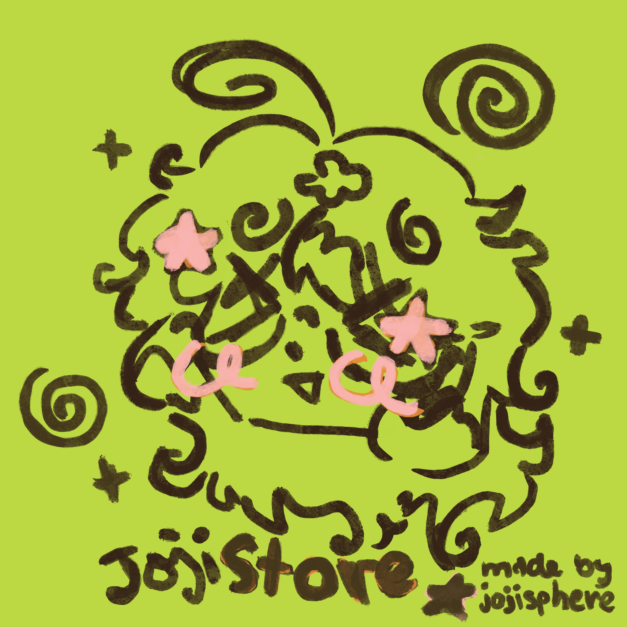 Jojistore-HEY HIII HELLO MY DEAREST LITTLE STRAWBERRIES AND WELCOME TO THE JOJISTORE!! what you can expect from me is cute NOT OFFICIAL fan merch as well as ofc merch and other cutesie things!! Hopefully I can bless most of you with my art and keep spreading the joy just like i aspire to <3
.
Instagram - @jojisphere
TikTok - @jojisphere
⋆.ೃ࿔*:･ ✧･ﾟ: *✧･ﾟ:* 

