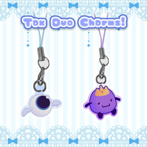 Tax Duo Phone Charms set!