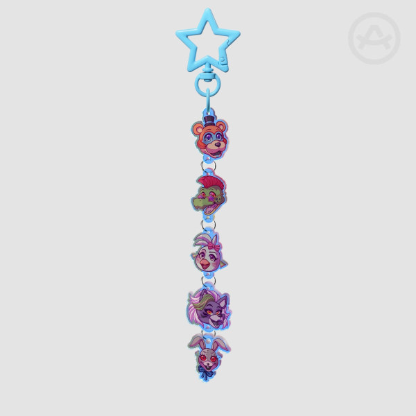 The Glamrock Gang + Vanny - Keychains
