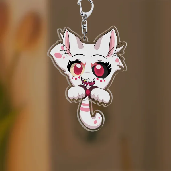 Angel Dust Hazbin Hotel Cat Tail-wagging Pendant