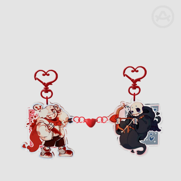 Heart Magnet Afterdeath Keychains